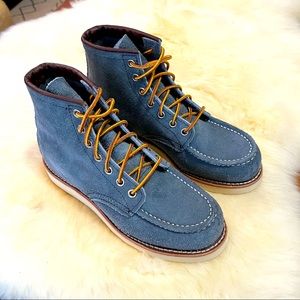 Red Wing 6” Moc Toe Boot, Slate Blue
